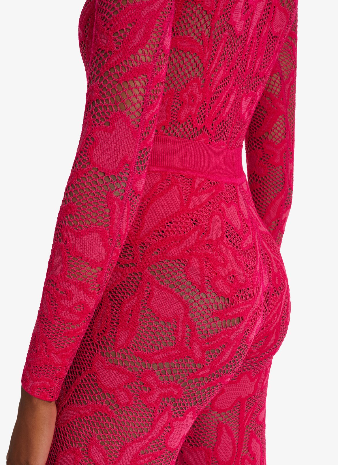 Lace Legging ALAÏA FUCHSIA LACE LEGGING